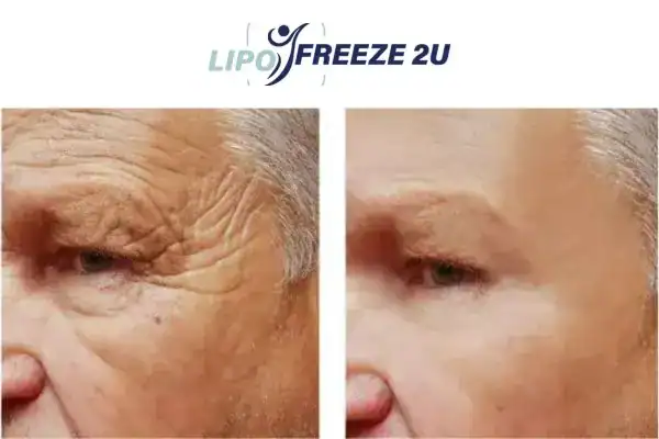 Mens before and after Morpheus 8 Golders Green results.