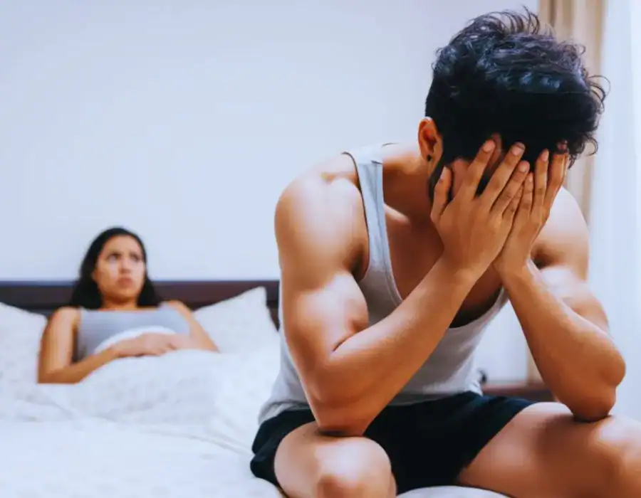 Image of upset man in need of erectile dysfunction treatment Golders Green